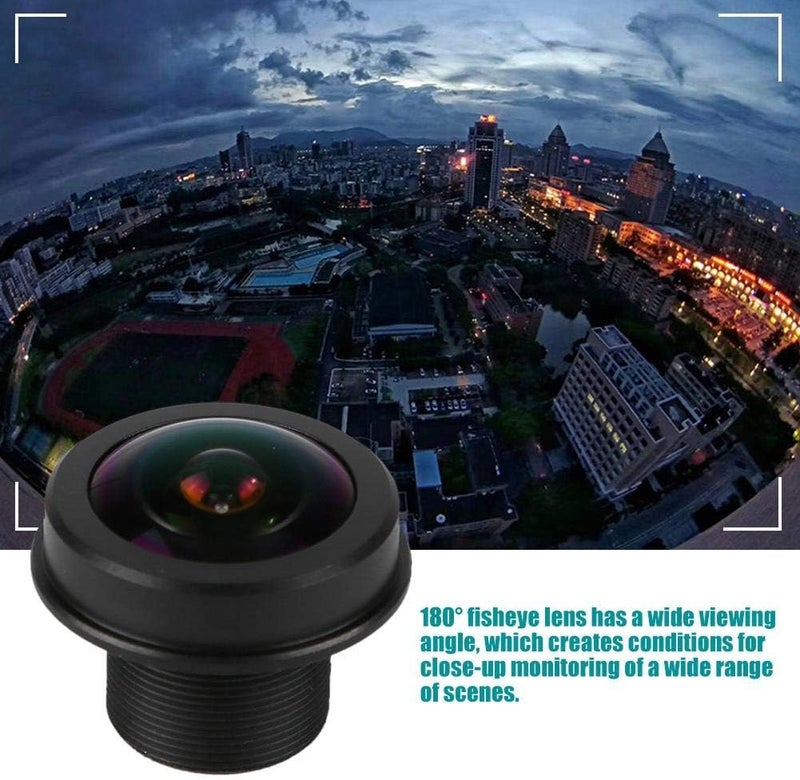 Zopsc 1.56mm f/2.0 5MP HD Fisheye Lens Professional 1/2.5 180 Degree Wide Angle with Thread for CCTV Surveillance Camera Default - Image 2