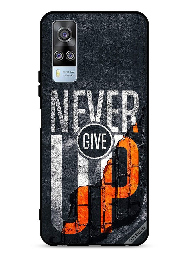 Covernex vivo Y51 2020 Protective Case Cover Never Give Up - Image 1