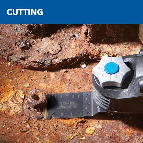 DREMEL طقم أدوات متعددة دريمل Multi-Max MM50-01 مع 30 ملحق وحقيبة تخزين – أداة اهتزازية بقوة 5.0 أمبير مع سرعة متغيرة وتغيير ملحقات بدون أدوات - Image 5