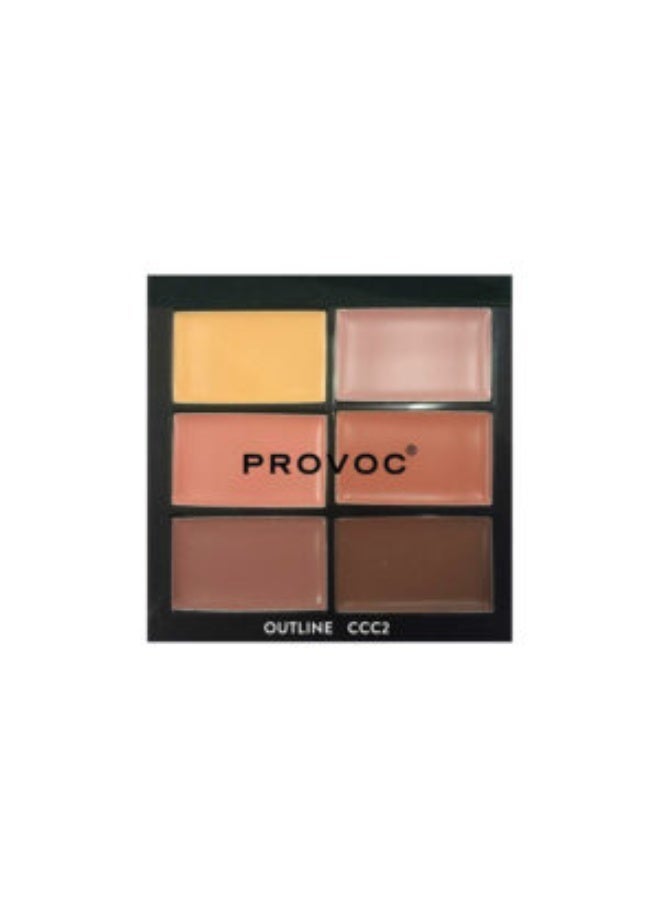 PROVOC CCC Contour Correct Conceal CCC2 Palette - Image 1