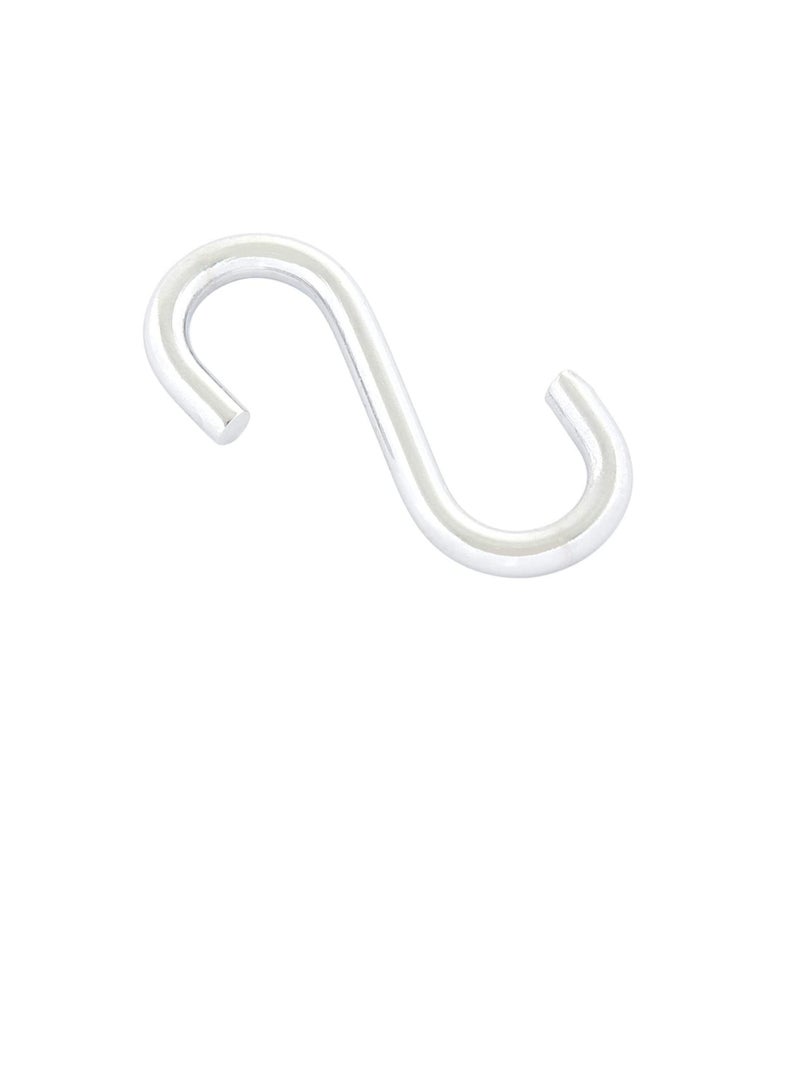 S Hooks Metal Chrome Plated-3/4 Inches, Silver  - Image 2