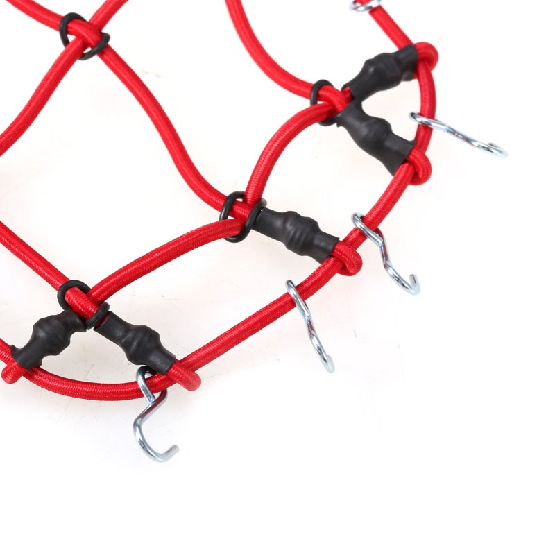شبكة أمتعة رف سقف أحمر - قطعة استبدال بدرجة محاكاة عالية لسيارة ركاب تحكم عن بعد Traxxas Hsp Redcat Tamiya - Image 4