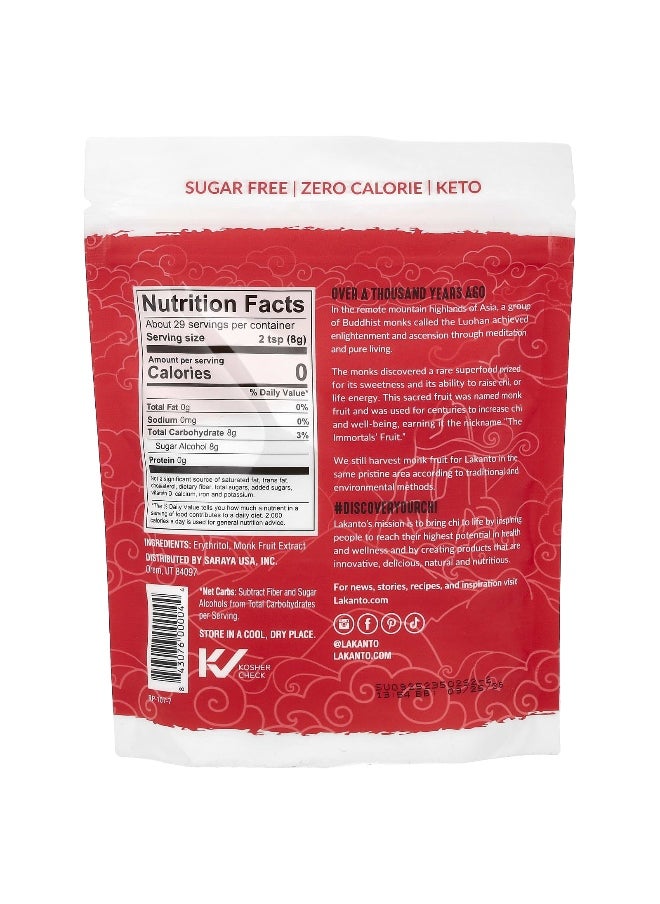LAKANTO - Lakanto, Monkfruit Sweetener with Erythritol, Classic, 8.29 oz (235g) - Image 1