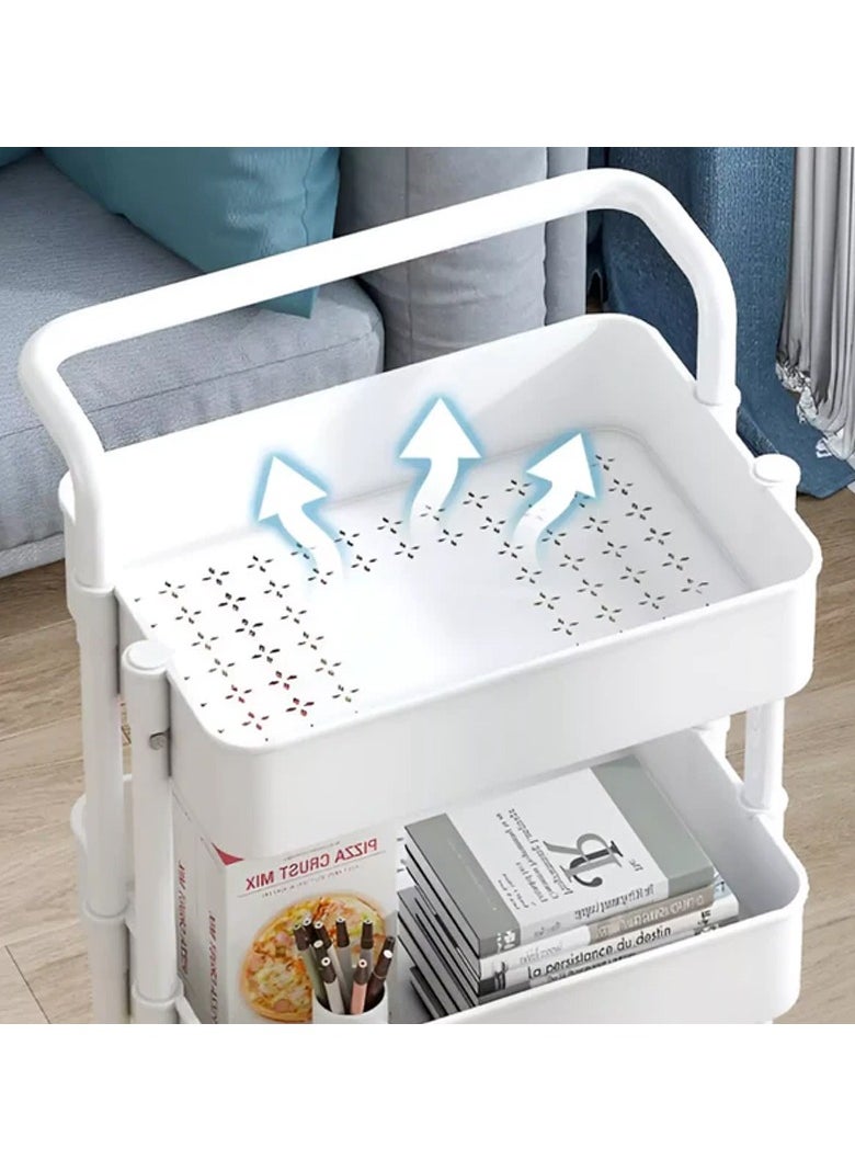 4-Tier Metal Rolling Utility Cart with Handle, Utility Organizer Cart-Multi-Functional Storage Trolley for Office, Living Room, Kitchen, Movable Storage Carts with Wheels - pzsku/Z32E8C9284F129E9CA095Z/45/_/1734586120/da52f2a6-6886-49b4-96a5-35eca36c1b34