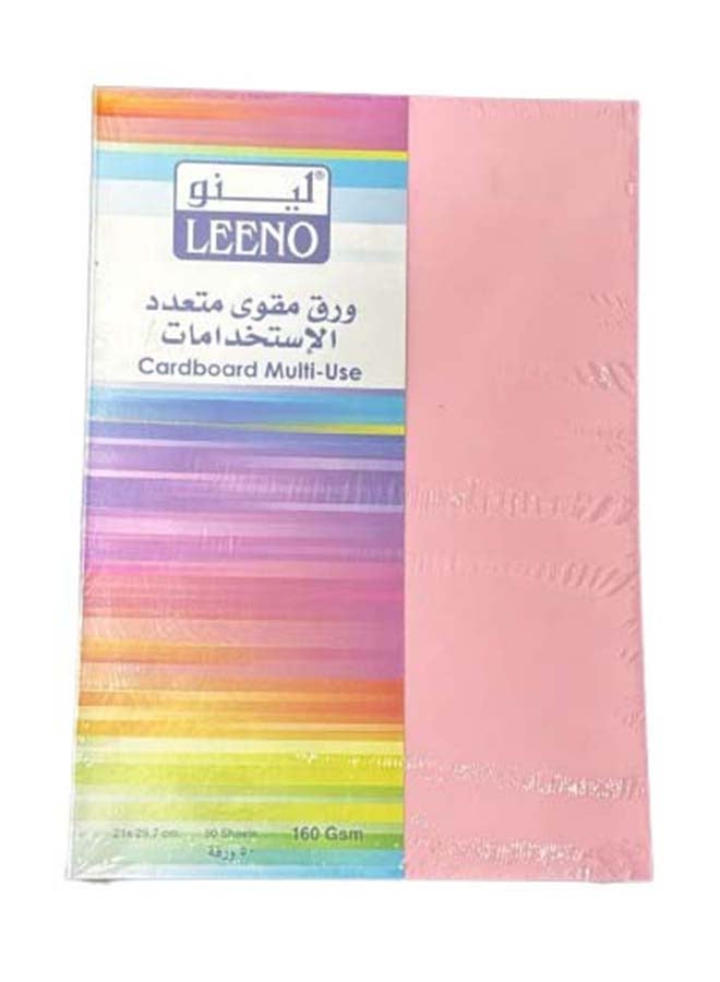 Paper Single Colored A4 160g - 50 Sheets