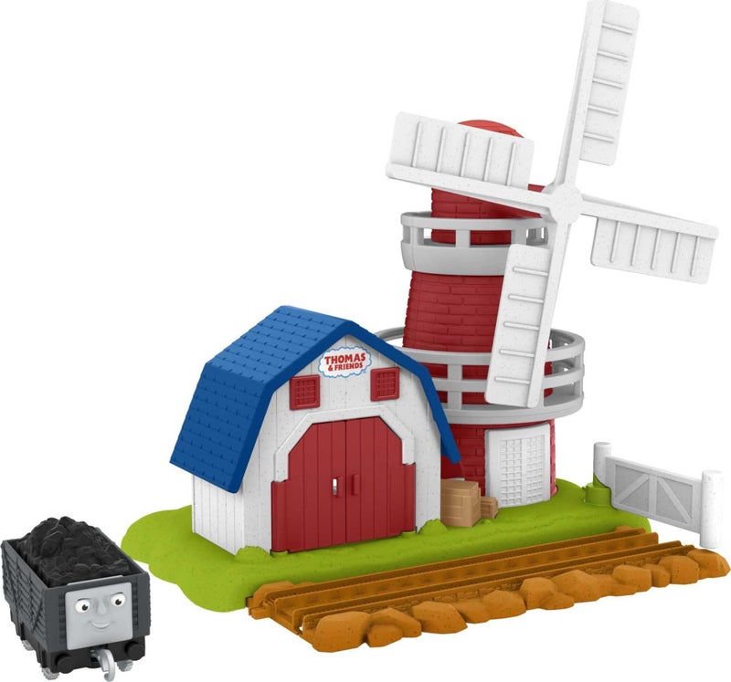 Thomas & Friends Windmill destination playset for preschool kids ages 3 years and older - Image 1