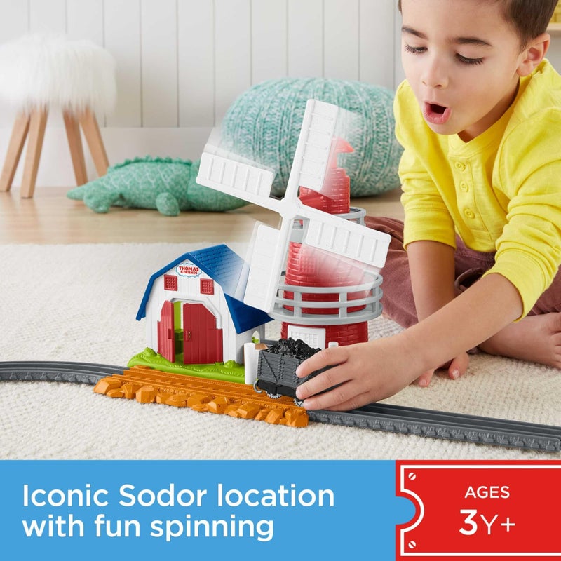 Thomas & Friends Windmill destination playset for preschool kids ages 3 years and older - Image 2