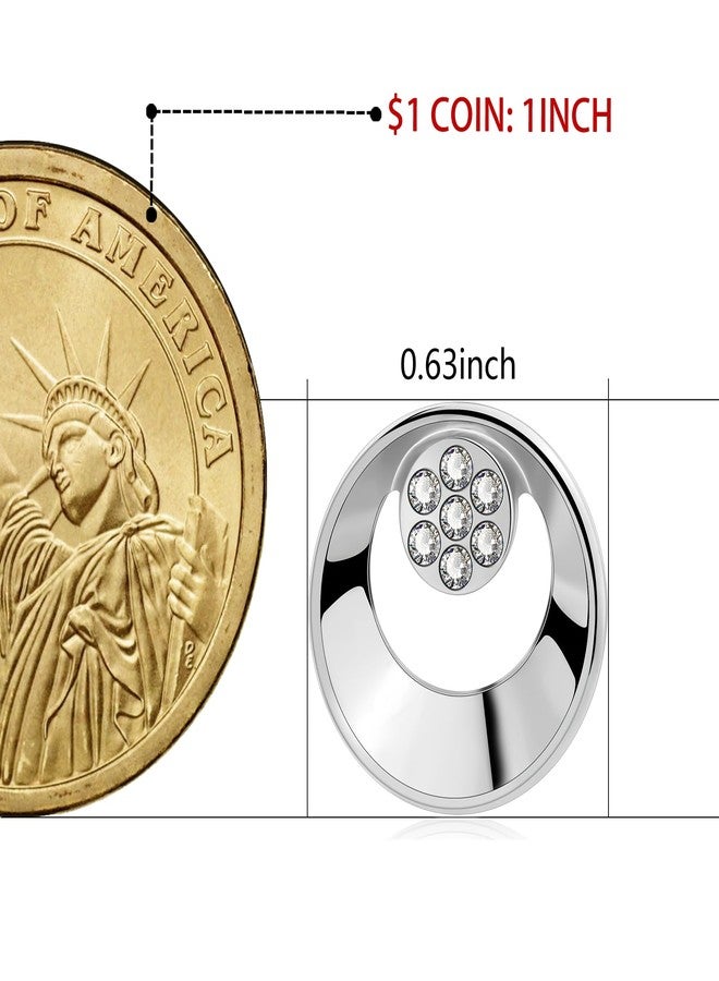 HAWSON Crystal Lapel Pins Brooch for Men Women in Silver Tone, Metal Brooch Pins for Suits, Mens Suit Accessories on Wedding Birthday Anniversary Father's Day. - Image 5