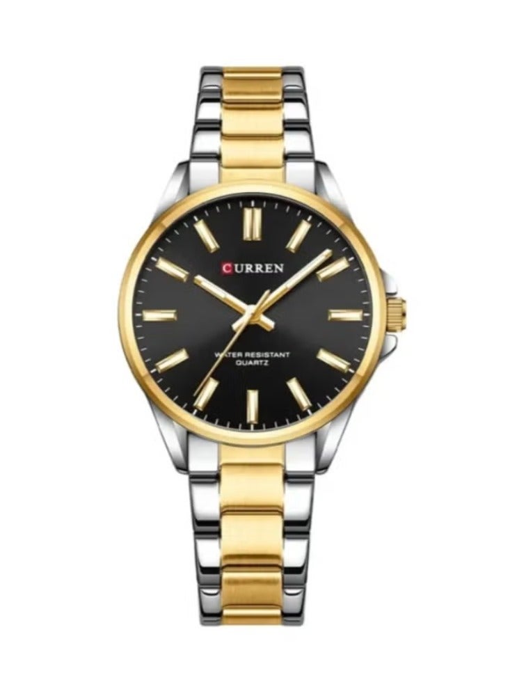 كارين سٹینلیس سٹیل خوبصورت ڈیزائن کوارٹز جوڑے مردوں اور عورتوں کے لیے 9090 واچ - Image 3