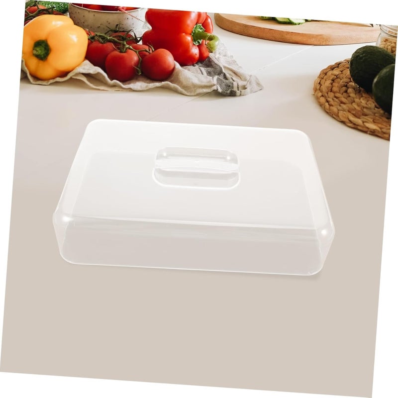 AUTSUPPL Rectangular Clear Acrylic Food Covers with Dome for Cake Cheese and Dessert Display Versatile Kitchen Storage for Home Parties and Restaurants Multipurpose - Image 5