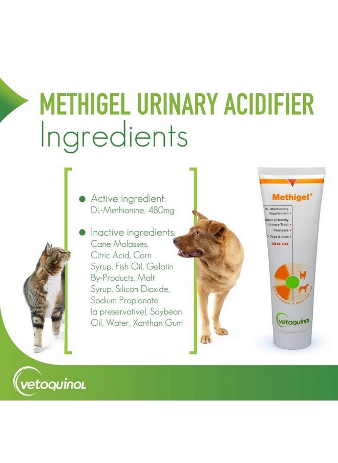 Vetoquinol Methigel Urinary Acidifier To Promote Urinary And Bladder Health For Dogs & Cats  - Image 4