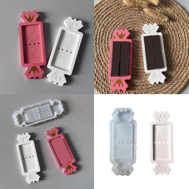 Reusable Silicone Christmas Candy Mold Stand For Baking Chocolate Resin Art - Image 3
