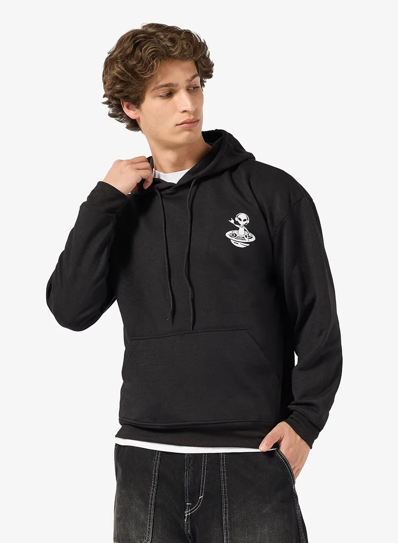 سفنتي فايف بيسيكس هودي بقصة عادية