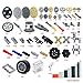 Pamvava GearsAxlesPins Sets Compatible with TechnicParts PiecesMotor CarWheelsTires Chain Link Connector Building Block Accessories Shock Absorber Steering Shaft Gearbox Gears Bricks - Image 4
