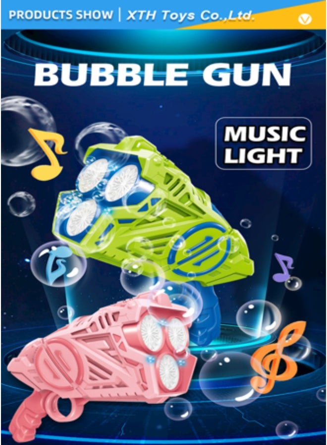 Bubble Battery Operated Soap Bubble Gun with LED Light – Pink – Ages 3+ - Image 5