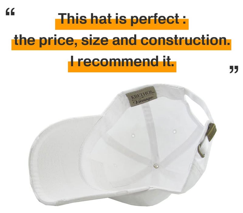 KBETHOS KBVT-209 WHT Tactical Operator with USA Flag Patch US Army Military Baseball Cap Adjustable - Image 5