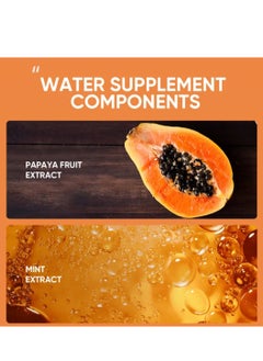 Zozu 10 Pcs Papaya Collagen Essence Facial Mask Set Soothing Refreshing Whitening Moisturizing Beautifying Skincare Face Mask Sheet for Women and Men Hydrating Skin care Facial Sheet Masks with papaya Extract  - Image 4