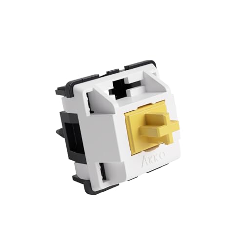 Akko V3 Penguin Tactile Silent Keyboard Switch for Mechanical Gaming Keyboard, 5-Pin 50gf Quiet Pre-Lubed Switches with Standard MX Structure (45pcs) - Image 3