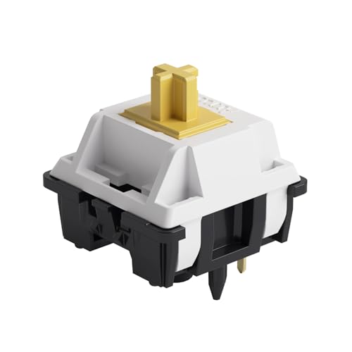 Akko V3 Penguin Tactile Silent Keyboard Switch for Mechanical Gaming Keyboard, 5-Pin 50gf Quiet Pre-Lubed Switches with Standard MX Structure (45pcs) - Image 1