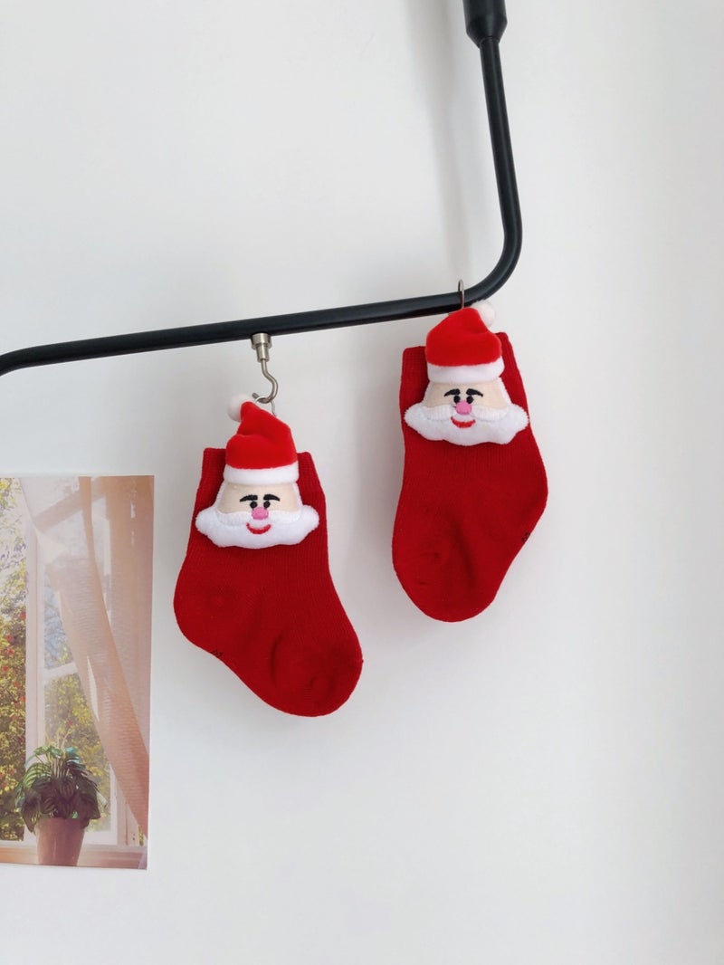 Children'S Socks Boys And Girls Christmas Cartoon Socks 1-8 Years Old Baby Socks - Image 5