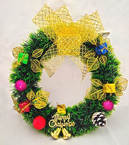 3A Featuretail Golden Mesh Net Polyester Ribbon for Flower Making, Christmas and Party Decoration, Gift Packing, Festive Decor & Scrapbooking (8 Meter) - Image 3