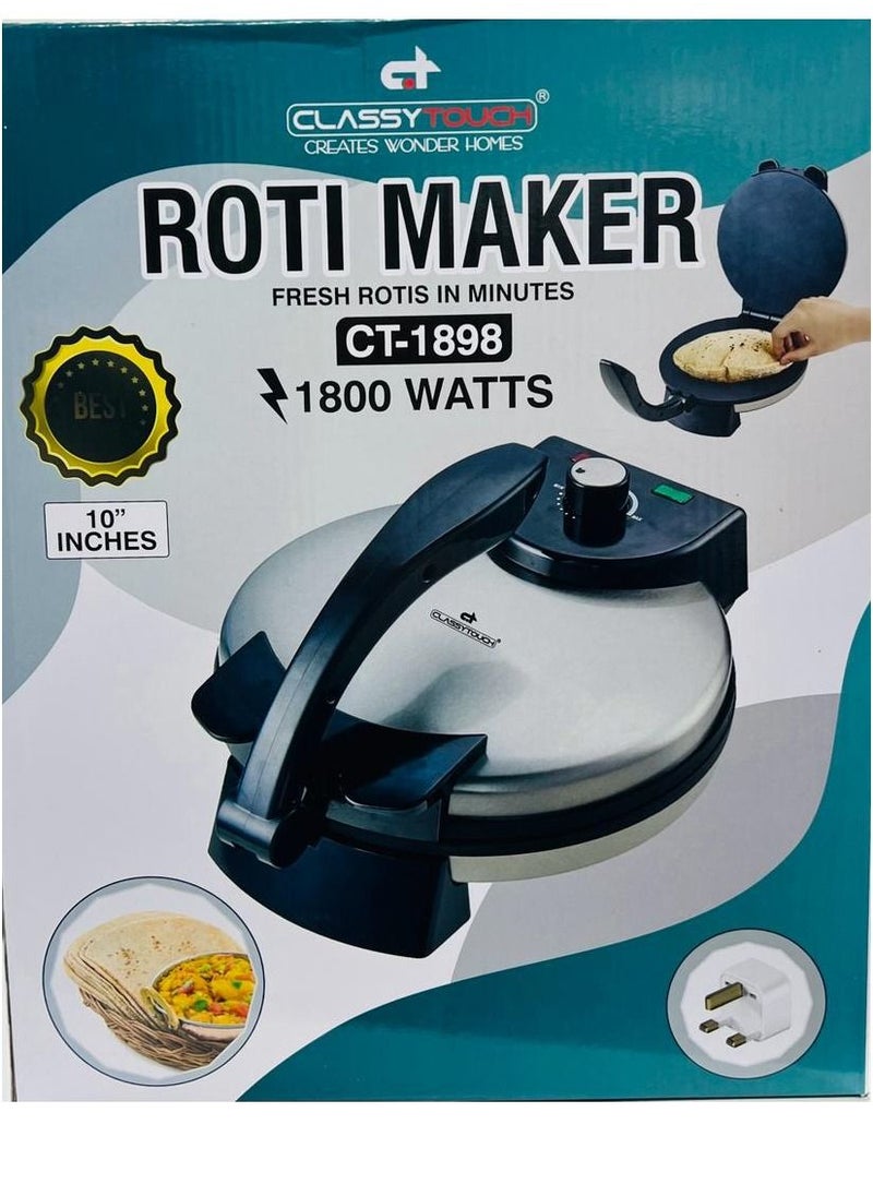 10” (25cm) Non-Stick Roti/Tortilla Maker 1800 W ,CT-1898 Silver - pzsku/Z32E95CB594553351797CZ/45/_/1681414577/5250b43e-943c-4965-a69a-a3a2eefac56e