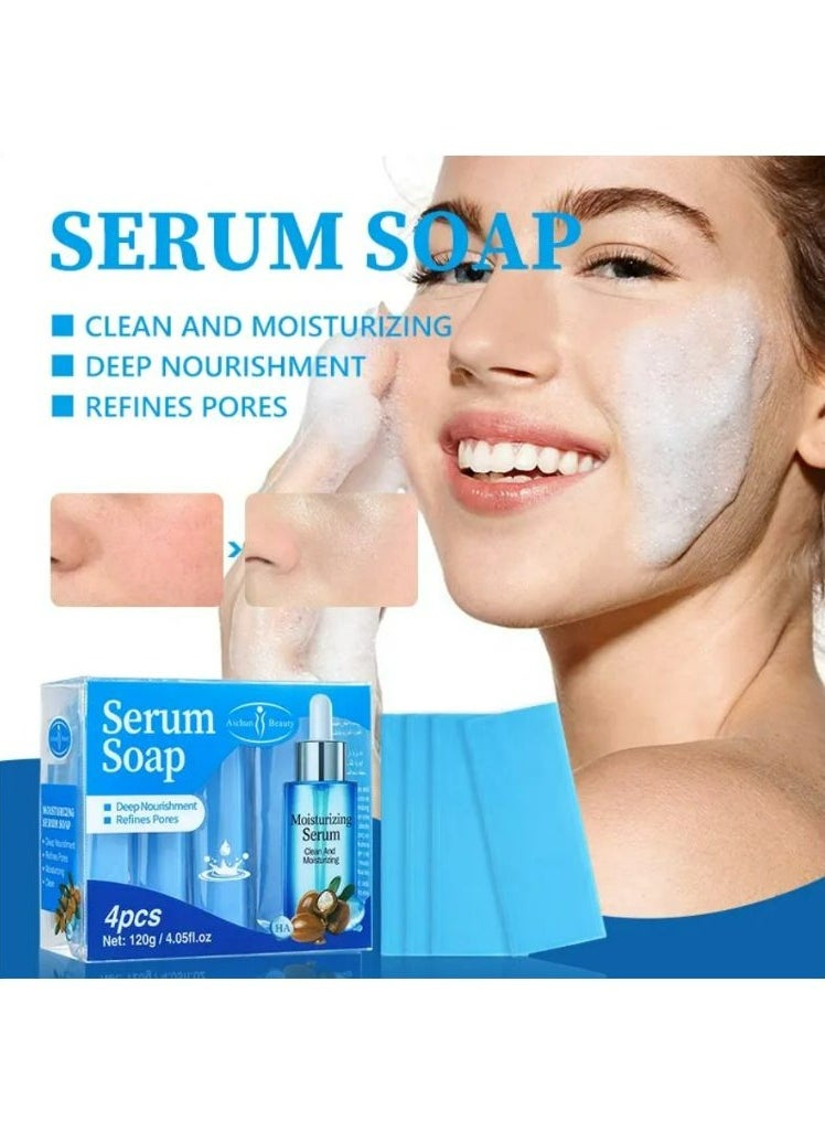 Aichun beauty Body Moisturizing Bathing Soap Wholesale Hyaluronic Acid Serum Face Body Cleaning Bar Soap For Washing 120 g  - Image 1