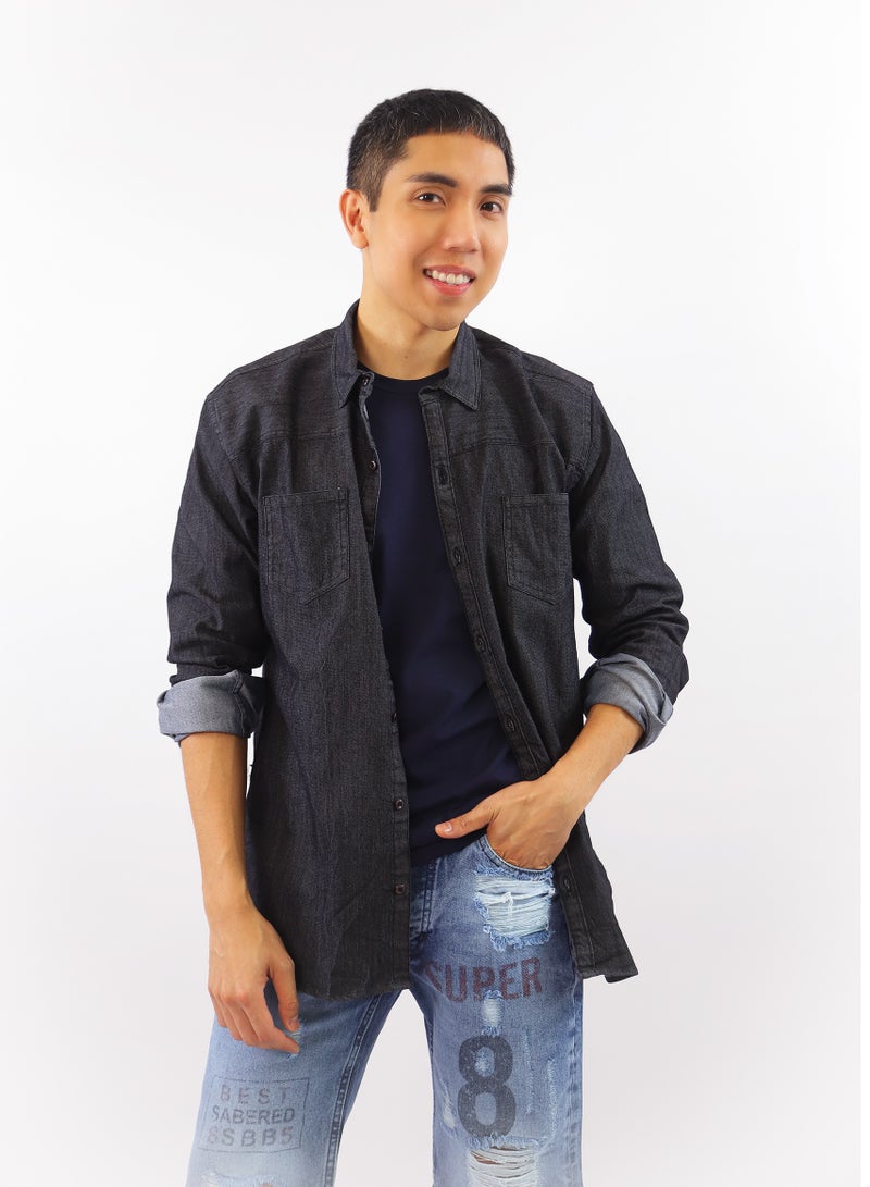 ليفانتينو قميص كاجوال رجالي بقصة ضيفة - Image 1