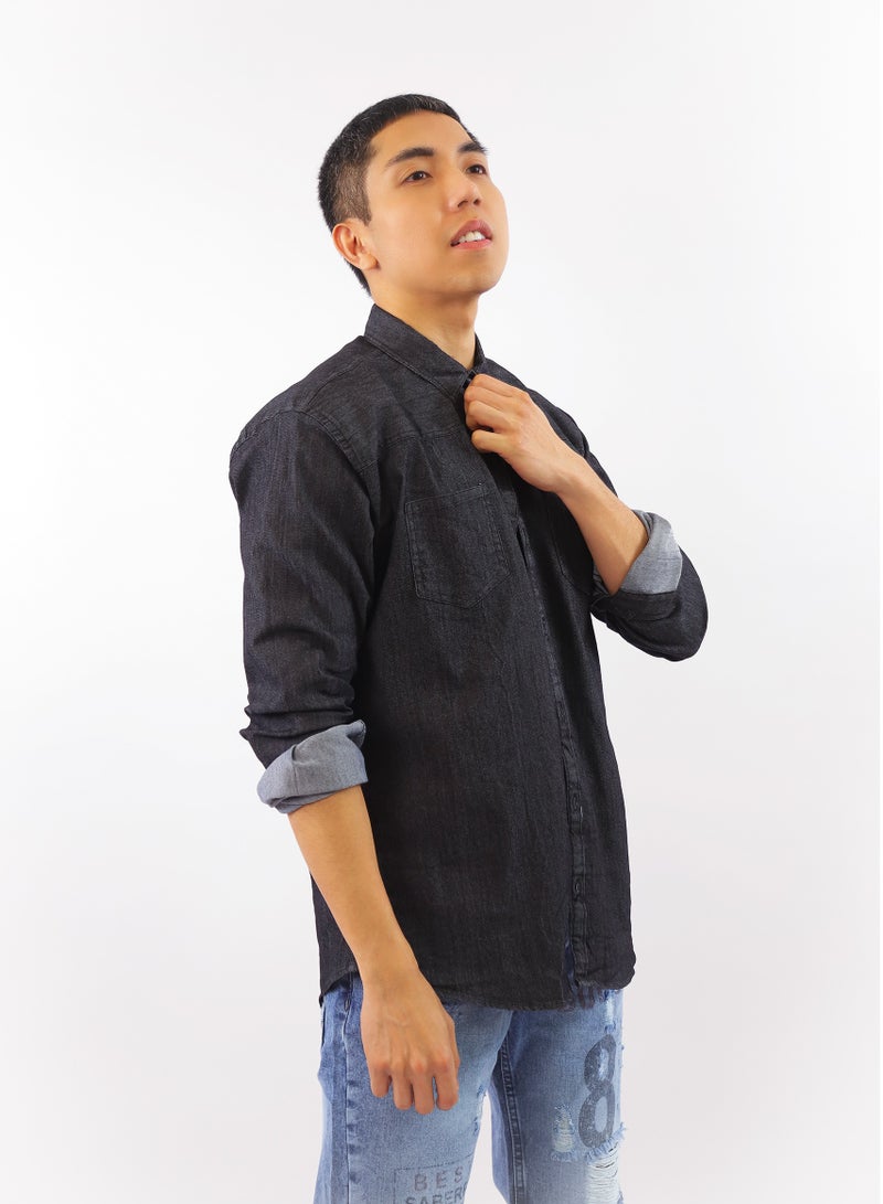 ليفانتينو قميص كاجوال رجالي بقصة ضيفة - Image 2