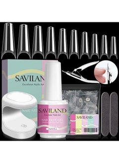 Saviland طقم جل أطراف الأظافر والغراء من فالنتاين  - Image 2