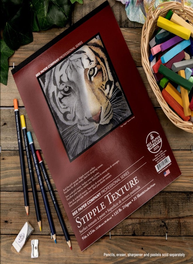 Bee Paper Company Bee Paper - 9"x 12" Stipple Texture Paper Pad, 25 Sheets - Image 4