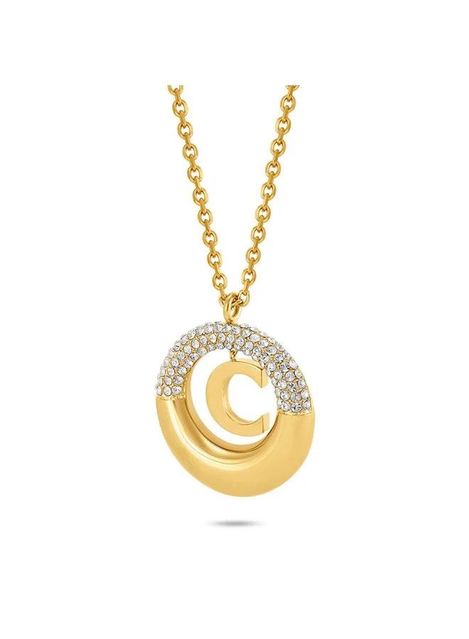 CERRUTI 1881 Valeria Valeria Gold Plated Stainless Steel Necklace for Women 700mm for Women | Best Price UAE