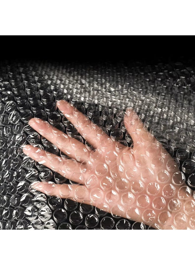 PixelsPackaging 2 rolls of transparent bubble wrap from PixelsPackaging, 25 cm wide × 10 meters long, multi-purpose for packaging, shipping, wrapping, and transportation. - Image 2