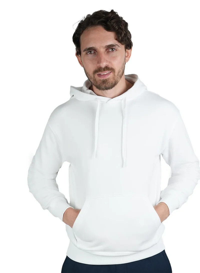 Men's Relaxed Fit French Terry Hoodie Sweatshirt