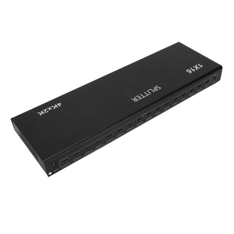 موزع فيديو فائق الدقة 4K 1 مدخل 16 مخرج - دعم متعدد للأصوات Dolby TrueHD لأجهزة الألعاب والتلفزيونات عالية الدقة - Image 2
