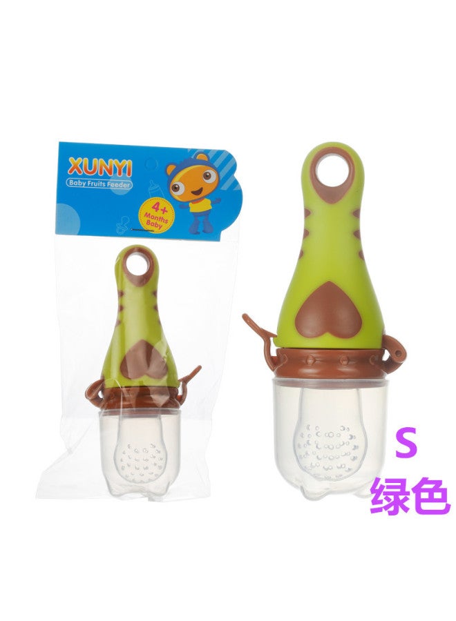 Baby Bite Fruit And Vegetable Gum-coated Pacifier Bite Bag Baby Food Feeder Hanging Card Packaging