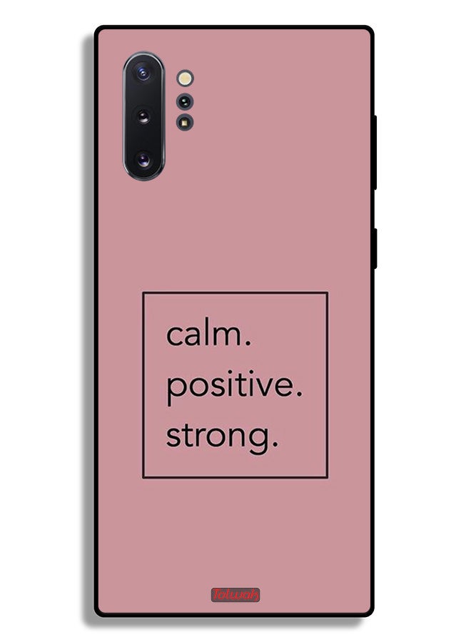 Tolwak Samsung Galaxy Note 10 Plus Protective Case Cover Calm Positive Strong - Image 2