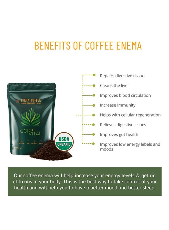 Cor-Vital Cor-Vital Coffee Enema 1 LB- Organic Dark Roast Best Organic Coffee GersonApproved Therapy - Image 2