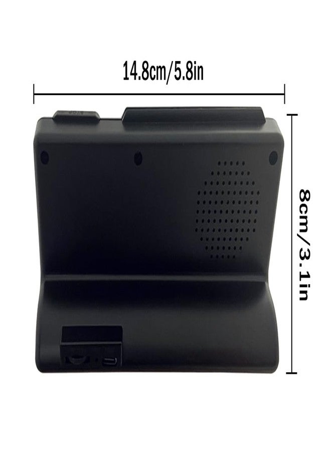 Hitopin Muslim Azan Table Clock Azan Athan Prayer Clock Black Color Complete Azan for All Prayers Qibla Direction HP-3006 - Image 2