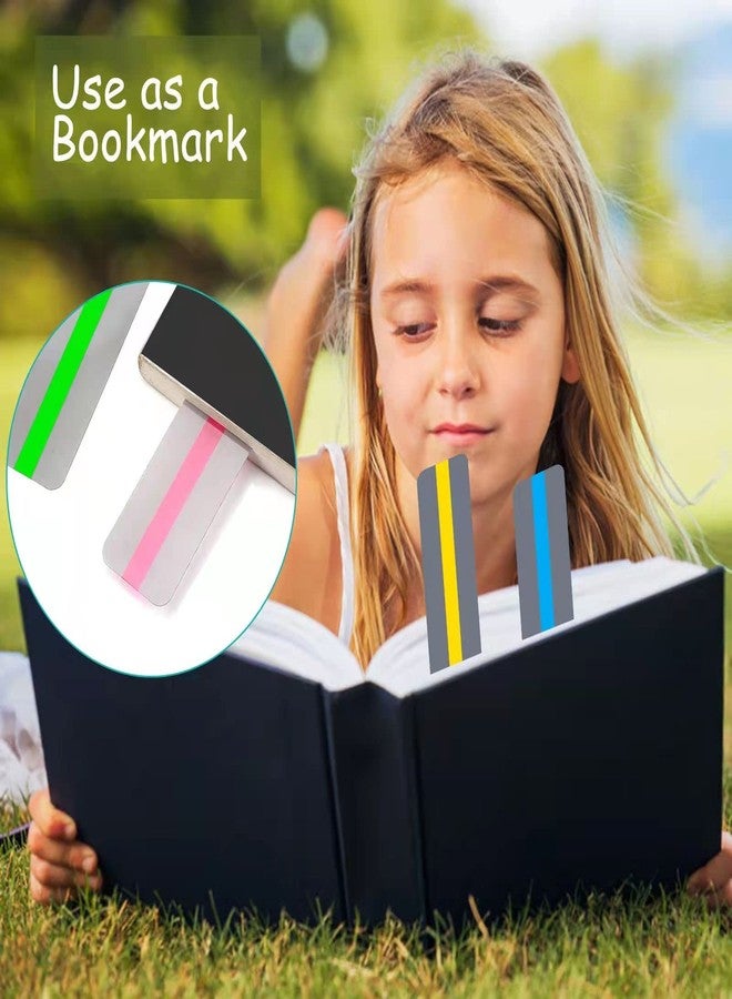 Heetobcos 36 Pieces Guided Reading Strips Highlight Strips Colored Overlays Colorful Bookmarks Help with Dyslexia for Children and Teaching Supplies (6 Colors) - Image 5