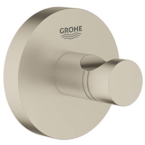 Grohe Essentials Robe Hook in Brushed Nickel InfinityFinishTM - Image 1