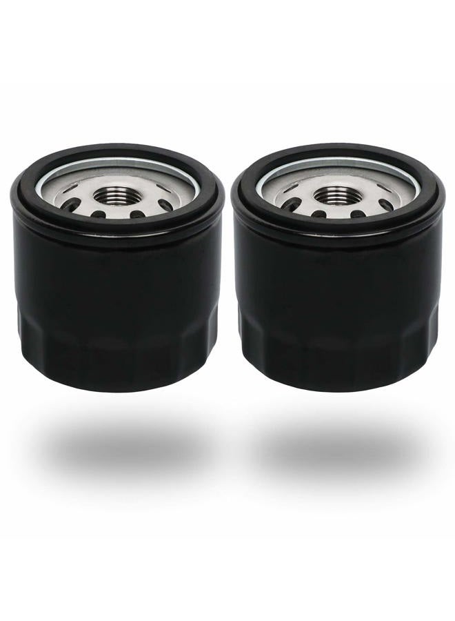 HOODELL 2 Pack 12 050 01-S Oil Filter Fits Kohler Engine Lawn Mower, Troy Bilt Bronco 12 050 01, Professional 1205001-S 12 050 01-S1 Oil Filter - Image 1