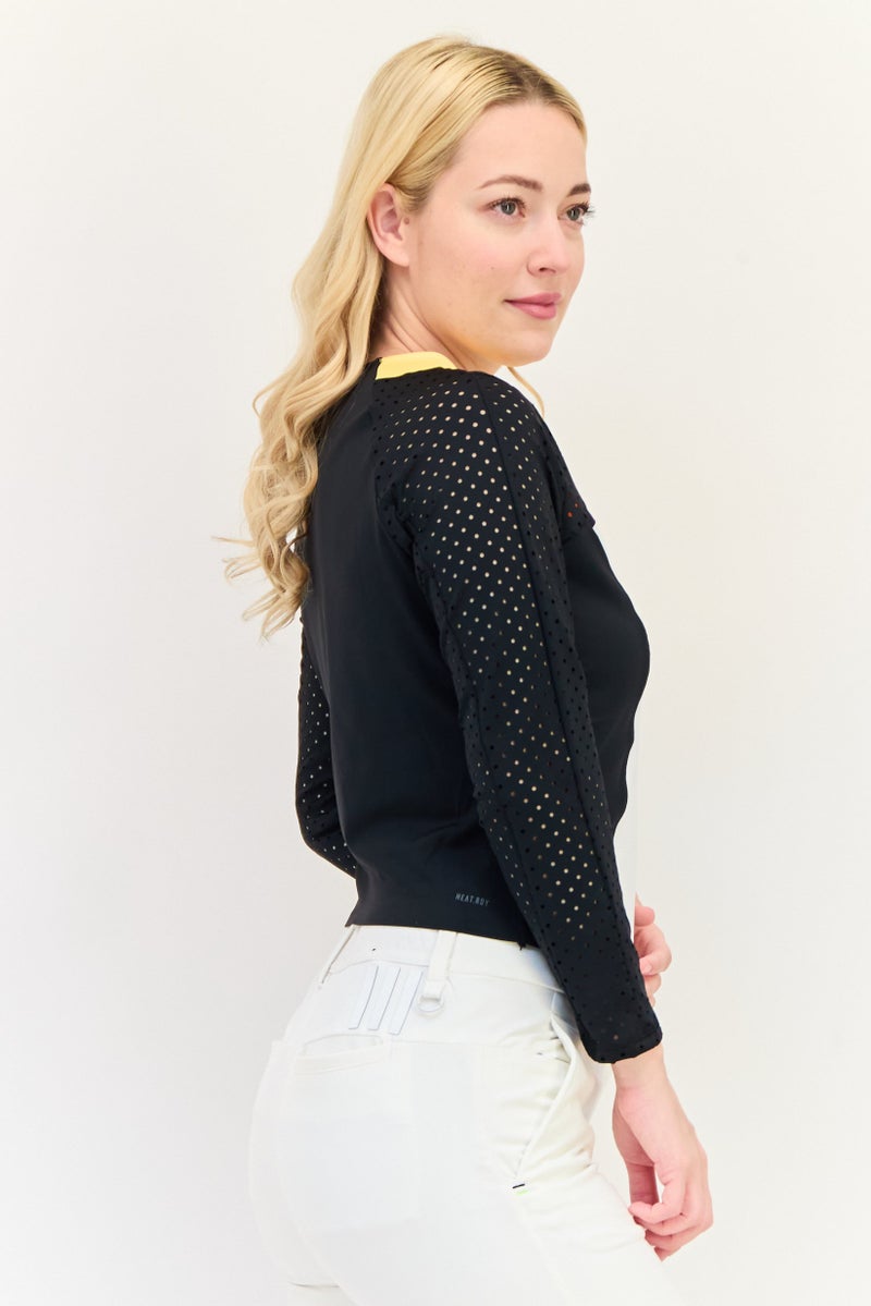 Adidas Women Sportswear Fit Long Sleeve Tennis Top, Multicolor - Image 2