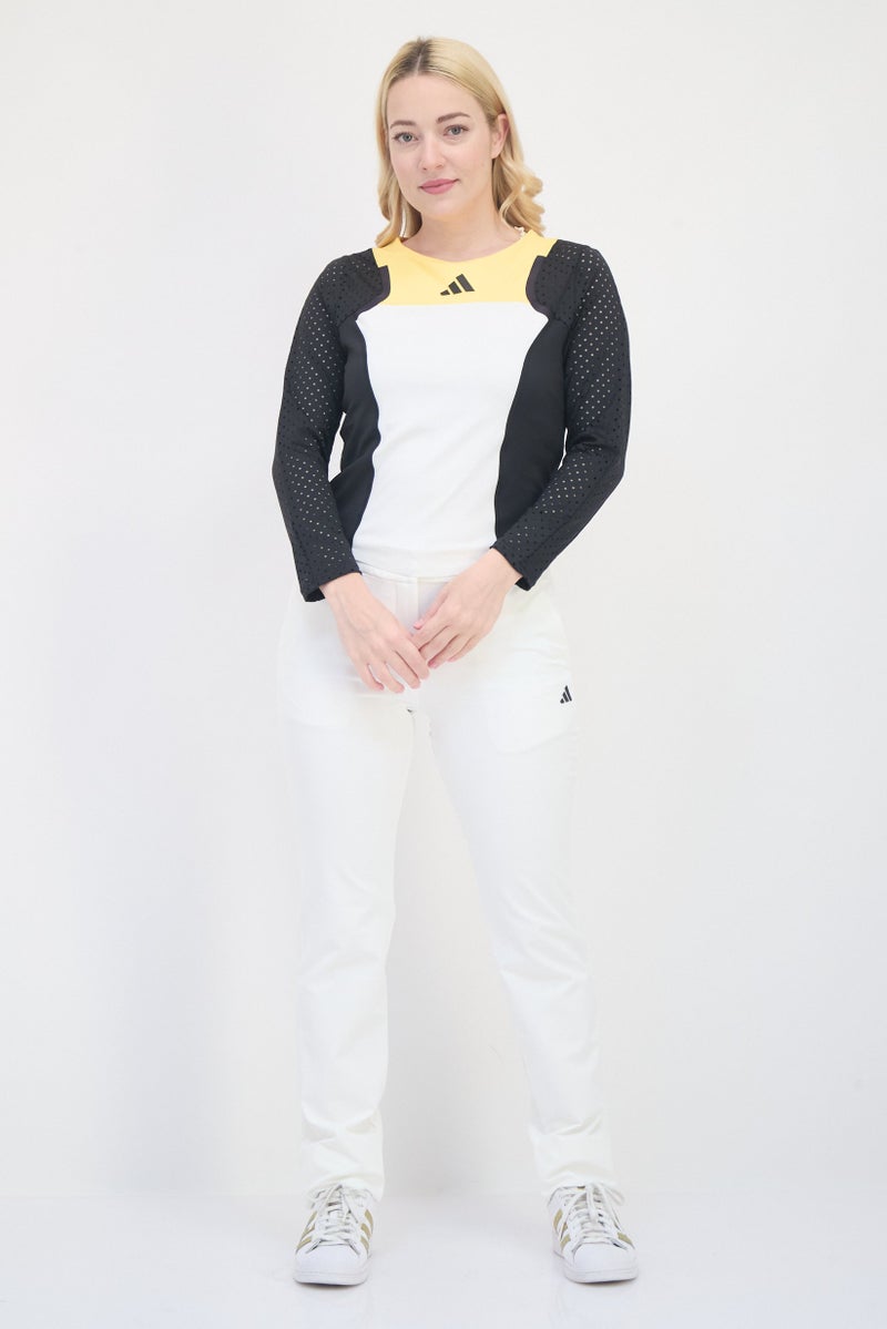 Adidas Women Sportswear Fit Long Sleeve Tennis Top, Multicolor - Image 4