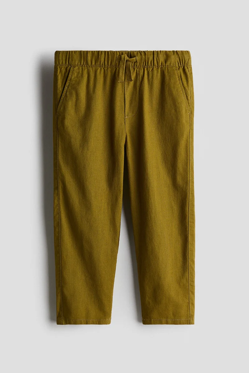 H&M Linen-blend trousers