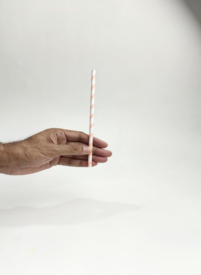 PARICOTT 6mm Rainbow Paper Straws | 100 Pcs | Colorful, Eco-Friendly & 100% Biodegradable Straws - Ideal for Juice, Smoothies, Cocktails, Cold Drinks, Parties, Events, Plastic-Free Use - Image 5
