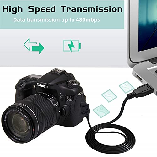 SLLEA 3.3ft USB Mini-8pin Cable Power Charger Cord for Nikon Coolpix P50 S520 S230 S220 S3500 P500 - Image 4