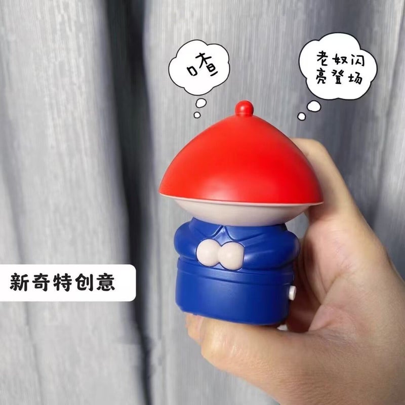 Creative Servant Eunuch Sound-Activated Funny Toy Figure Stress Relief Decoration - Image 5