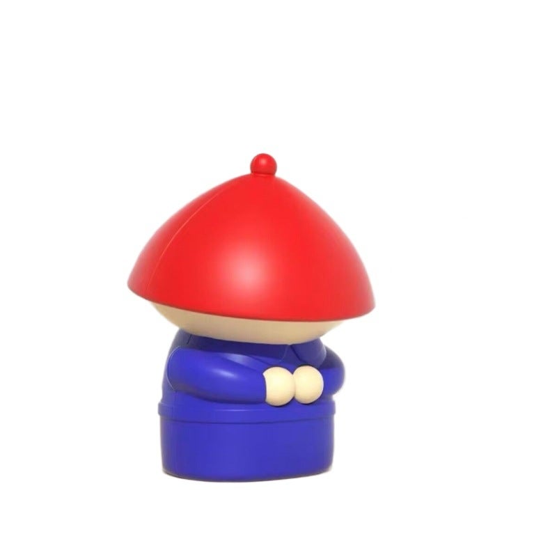 Creative Servant Eunuch Sound-Activated Funny Toy Figure Stress Relief Decoration - Image 1