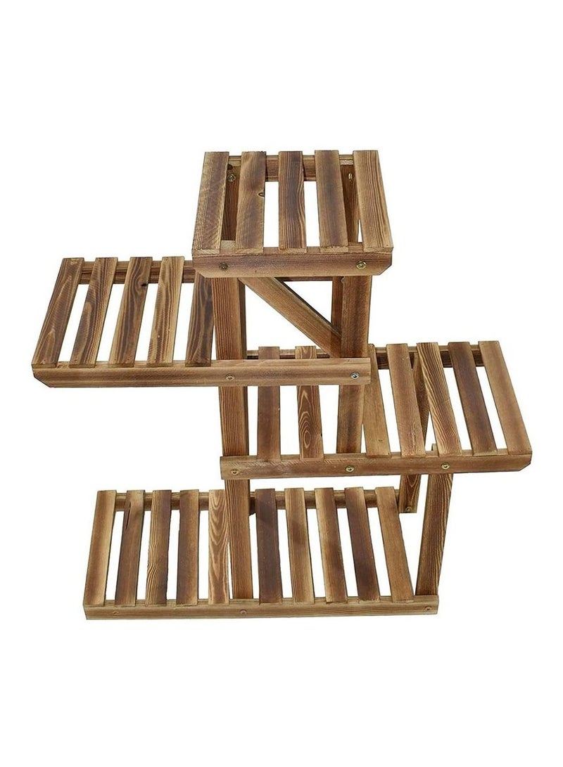 لينجوي حامل أرفف خشبي حديث للعرض - Image 3